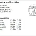 Unternehmen 1 Bild CLOUTH ARNIM DENTALLABOR Medizinische Kontrollen und Untersuchungen am Remscheid NW