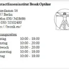 Unternehmen 1 Bild CONTACTLINSENINSTITUT BRONK OPTIKER Optiker am Berlin BE