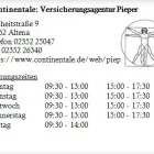 Unternehmen 1 Bild CONTINENTALE: VERSICHERUNGSAGENTUR PIEPER Versicherung am Altena NW