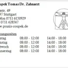 Unternehmen 1 Bild COUPEK TOMAS DR. ZAHNARZT Ärzte am Stuttgart BW
