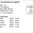 Unternehmen 1 Bild DAK-KRANKENKASSE LENGERICH Krankenkassen am Lengerich NW