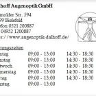 Unternehmen 1 Bild DALHOFF AUGENOPTIK GMBH Optiker am Bielefeld NW