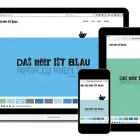 Unternehmen 2 Bild DAS MEER IST BLAU. Werbung am Hamburg HH