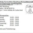 Unternehmen 1 Bild DEBEKA SERVICEBÜRO HAMBURG HOLZMÜHLENSTRAßE (VERSICHERUNGEN UND BAUSPAREN) Versicherung am Hamburg SH