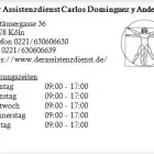 Unternehmen 1 Bild DER ASSISTENZDIENST CARLOS DOMINGUEZ Y ANDERSEN Gesundheitsdienste am Köln NW