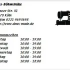 Unternehmen 1 Bild DEUS-BÖHM HEIKE Produktion und Vertrieb von Textil/Bekleidung am Köln NW