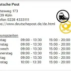 Unternehmen 1 Bild DEUTSCHE POST Postämter, Poststellen am Köln NW