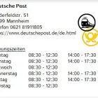 Unternehmen 1 Bild DEUTSCHE POST Transportunternehmen, Fuhrunternehmen am Mannheim BW
