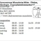 Unternehmen 1 Bild DIALYSEZENTRUM MANNHEIM MITTE - DIALYSE, NEPHROLOGIE, TRANSPLANTATIONSNACHSORGE Kliniken und Krankenhäuser am Mannheim BW