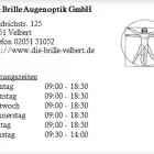 Unternehmen 1 Bild DIE BRILLE AUGENOPTIK GMBH Optiker am Velbert NW