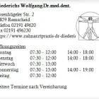 Unternehmen 1 Bild DIEDERICHS WOLFGANG DR.MED.DENT. Ärzte am Remscheid NW