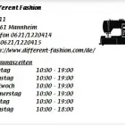 Unternehmen 1 Bild DIFFERENT FASHION Textil, Bekleidung Einzelhandel am Mannheim BW