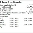 Unternehmen 1 Bild DIPL.-PSYCH. BRUNO SCHUMACHER Ärzte am Lüdenscheid NW