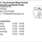 Unternehmen 1 Bild DIPL.-PSYCHOLOGIN BEATA STOSZEK PSYCHOTHERAPEUTISCHE PRAXIS Ärzte am Köln NW