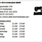 Unternehmen 1 Bild DOM-HERRENMODEN GMBH Textil, Bekleidung Einzelhandel am Karlsruhe BW