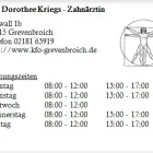 Unternehmen 1 Bild DR. DOROTHEE KRIEGS - ZAHNÄRZTIN Ärzte am Grevenbroich NW