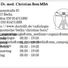 Unternehmen 1 Bild DR. DR. MED. CHRISTIAN BORN MBA Ärzte am Berlin BE