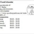 Unternehmen 1 Bild DR. FRANK SCHNEIDER Ärzte am Berlin BE