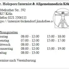 Unternehmen 1 Bild DR. HOLZPORZ INTERNIST & ALLGEMEINMEDIZIN KÖLN Ärzte am Köln NW