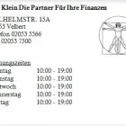 Unternehmen 1 Bild DR. KLEIN DIE PARTNER FÜR IHRE FINANZEN Versicherung am Velbert NW