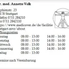 Unternehmen 1 Bild DR. MED. ANNETTE VOLK Ärzte am Stuttgart BW