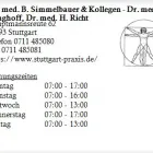 Unternehmen 1 Bild DR. MED. B. SIMMELBAUER & KOLLEGEN - DR. MED. F. LANGHOFF, DR. MED. H. RICHT Ärzte am Stuttgart BW