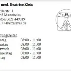 Unternehmen 1 Bild DR. MED. BEATRICE KLEIN Ärzte am Mannheim BW