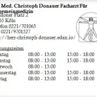 Unternehmen 1 Bild DR. MED. CHRISTOPH DONAUER FACHARZT FÜR ALLGEMEINMEDIZIN Ärzte am Köln NW