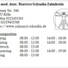 Unternehmen 1 Bild DR. MED. DENT. BEATRICE SCHRADIN ZAHNÄRZTIN Ärzte am Köln NW