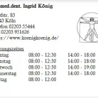 Unternehmen 1 Bild DR.MED.DENT. INGRID KÖNIG Ärzte am Köln NW