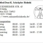 Unternehmen 1 Bild DR MED DENT K. SCHRÄPLER-BIELECKI Ärzte am Köln NW