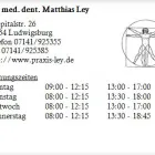 Unternehmen 1 Bild DR. MED. DENT. MATTHIAS LEY Ärzte am Ludwigsburg BW