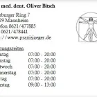 Unternehmen 1 Bild DR. MED. DENT. OLIVER BITSCH Ärzte am Mannheim BW