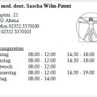 Unternehmen 1 Bild DR. MED. DENT. SASCHA WILM-PATENT Ärzte am Altena NW