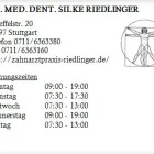 Unternehmen 1 Bild DR. MED. DENT. SILKE RIEDLINGER Ärzte am Stuttgart BW