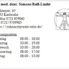 Unternehmen 1 Bild DR. MED. DENT. SIMONE REIß-LINDER Ärzte am Karlsruhe BW