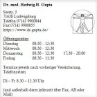 Unternehmen 1 Bild DR. MED. HEDWIG H. GUPTA Ärzte am Ludwigsburg BW