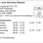 Unternehmen 1 Bild DR. MED. MARIELENE HAMANN Ärzte am Wuppertal NW