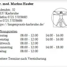 Unternehmen 1 Bild DR. MED. MARKUS HAUBER Ärzte am Karlsruhe BW