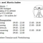 Unternehmen 1 Bild DR. MED. MARTIN ANDRES Ärzte am Stuttgart BW