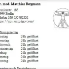 Unternehmen 1 Bild DR. MED. MATTHIAS BERGMANN Ärzte am Berlin BE