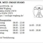 Unternehmen 1 Bild DR. MED. OMAR SHAMS Ärzte am Wegberg NW