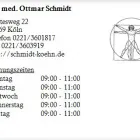Unternehmen 1 Bild DR. MED. OTTMAR SCHMIDT Ärzte am Köln NW