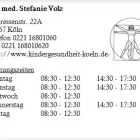 Unternehmen 1 Bild DR. MED. STEFANIE VOLZ Ärzte am Köln NW