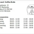 Unternehmen 1 Bild DR. MED. STEFFEN KREBS Ärzte am Karlsruhe BW
