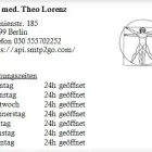 Unternehmen 1 Bild DR. MED. THEO LORENZ Ärzte am Berlin BE