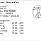 Unternehmen 1 Bild DR. MED. THOMAS KÖHN Ärzte am Köln NW
