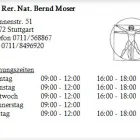 Unternehmen 1 Bild DR. RER. NAT. BERND MOSER Ärzte am Stuttgart BW