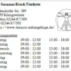 Unternehmen 1 Bild DR. SUSANNE RIECK TIERÄRZTE Ärzte am Königswinter NW