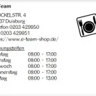 Unternehmen 1 Bild E-TEAM Produktion und Vertrieb von Gastronomiebedarf am Duisburg NW